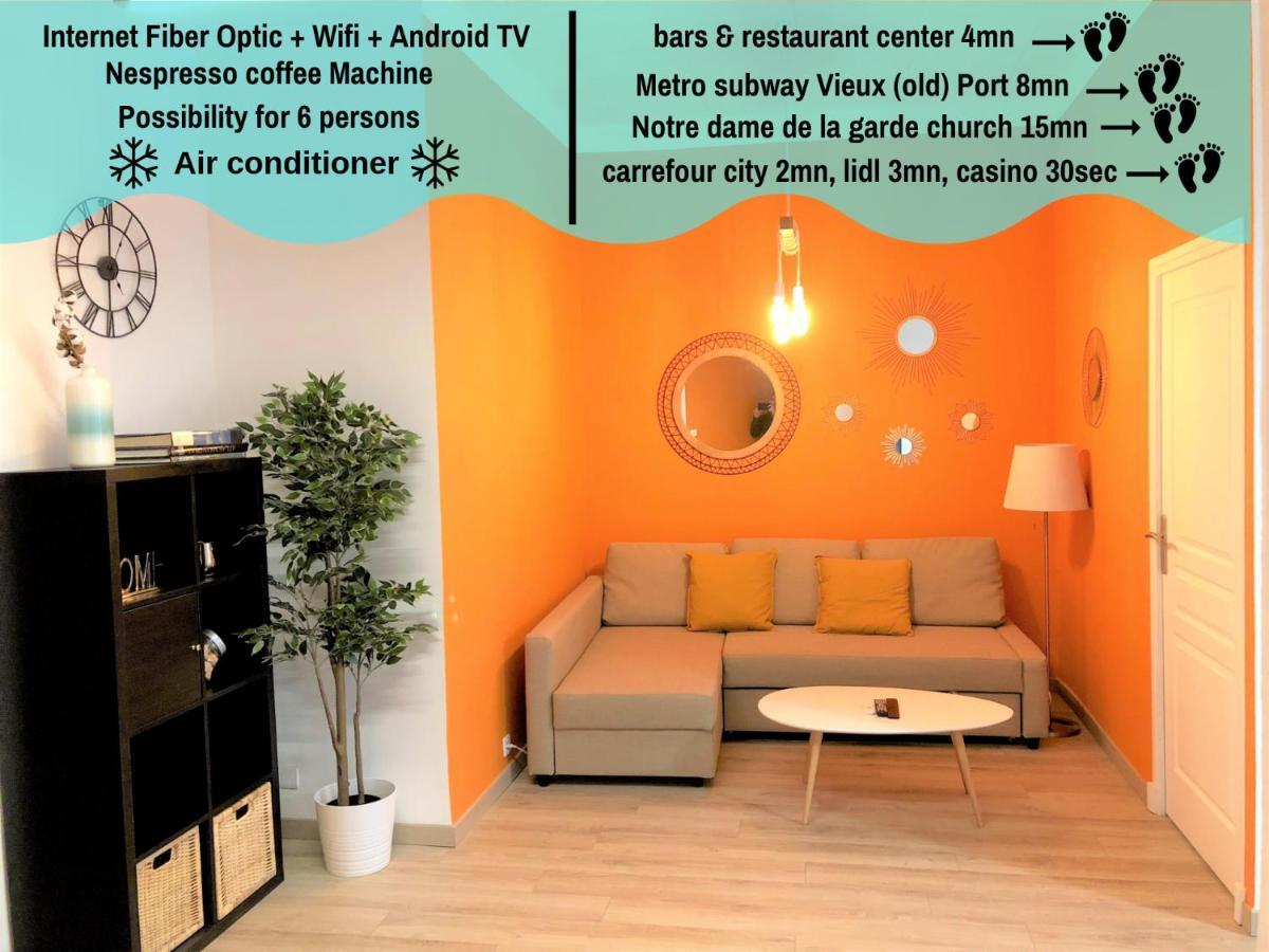 Beau T3 Neuf Proche Vieux-Port A La Place Corderie มาร์กเซย ภายนอก รูปภาพ